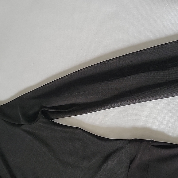 GoJane|Black Mesh Sheer Dress | - Picture 8 of 16